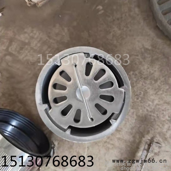 泊昊dn80 钢制直通式地漏  不锈钢防爆地漏 铸铁网框丝扣地漏图3