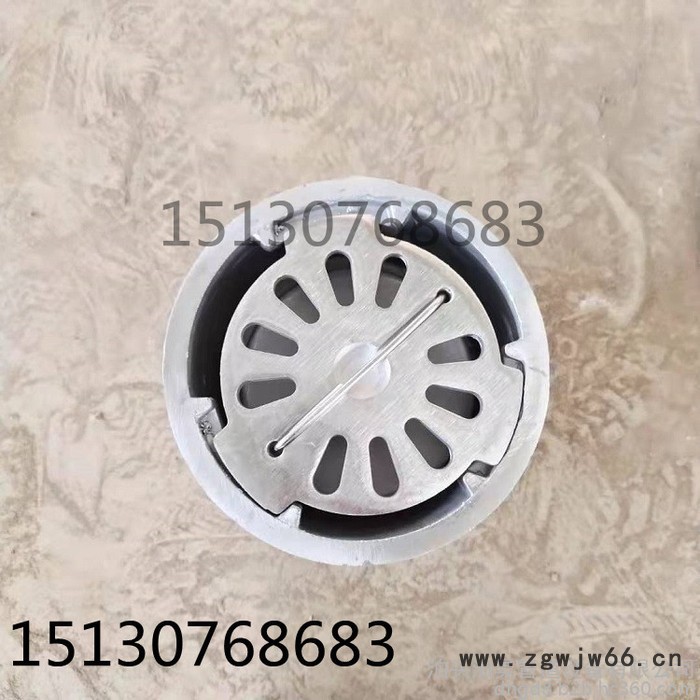 泊昊dn80 钢制直通式地漏  不锈钢防爆地漏 铸铁网框丝扣地漏图5