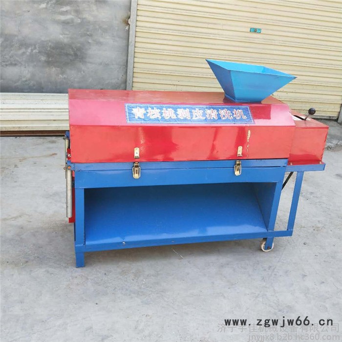 山西鲜湿核桃扒皮机 滚筒式电动核桃去皮机 青皮核桃脱皮机图7