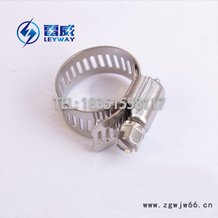 **不锈钢13-19卡箍 煤气/4分花园水管卡子 10mm-16mm喉箍 不锈钢卡箍 半钢小美式抱箍 管夹图6