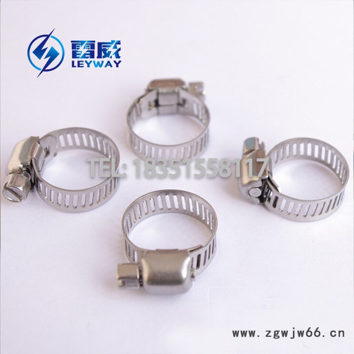 **不锈钢13-19卡箍 煤气/4分花园水管卡子 10mm-16mm喉箍 不锈钢卡箍 半钢小美式抱箍 管夹图3