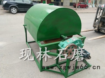 现林石磨**-电动燃煤烧煤炒锅-滚筒炒锅-芝麻花生坚果铁质炒锅-小磨香油流水线设备图3