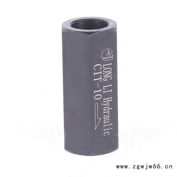 济南隆利液压工厂直通单向阀块CIT-08 CIT-10国产液压阀厂家直供英制公制图3