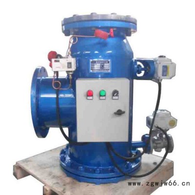 佳洁宝JJB-全系列型号 反冲洗管道过滤器 卧式直通反冲洗过滤器