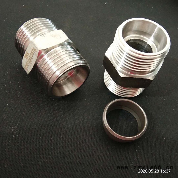 睿哲不锈钢 液压接头 三通接头 直通接头 直角接头 加工定制图3