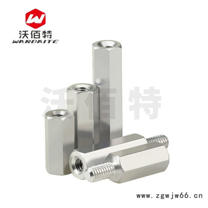 M4六角长螺母 丝铝柱联接拉杆支撑顶柱直通内外牙单头牙隔离柱图4