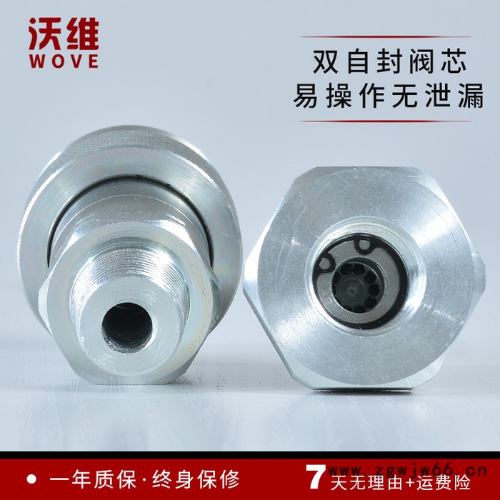 沃维KZE-B 超高压快接头 锥螺纹管接头 70mpa螺纹连接直通接头图3