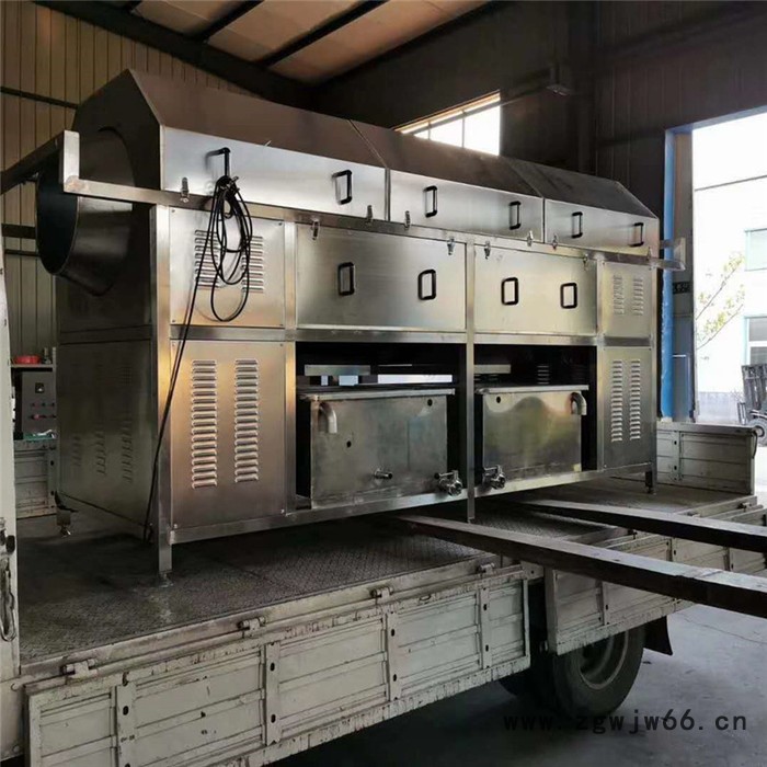 卤肉包洗袋机、海产熟食滚筒毛刷洗袋机风干线，板鸭鸡肉洗袋机找佳品机械图5