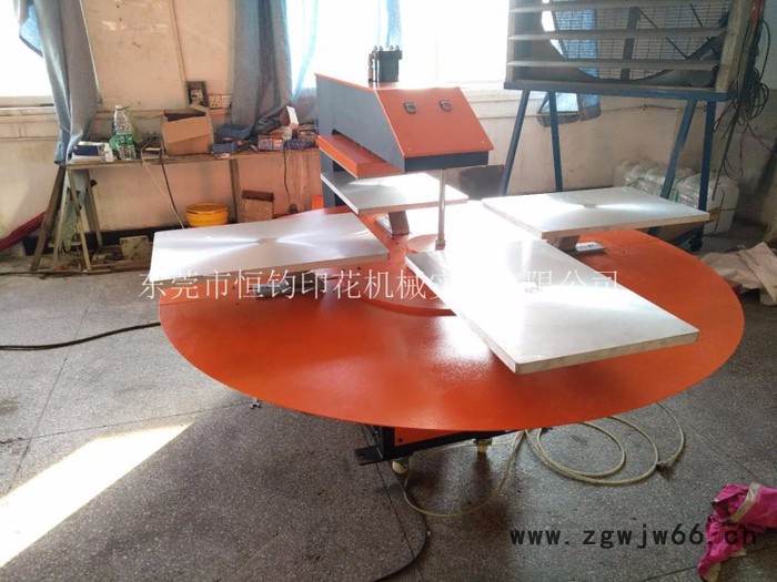 四工位烫画机 粘合机 多功能滚筒机 全自动液压四工位加高压烫机 服装印花 烫钻机图5