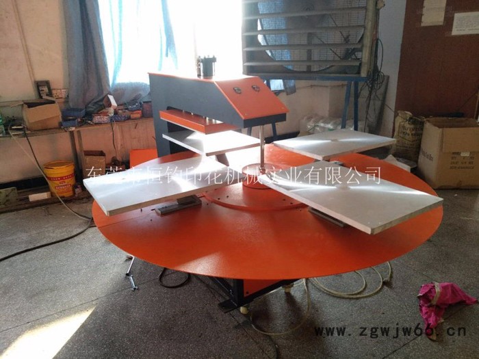 四工位烫画机 粘合机 多功能滚筒机 全自动液压四工位加高压烫机 服装印花 烫钻机图8