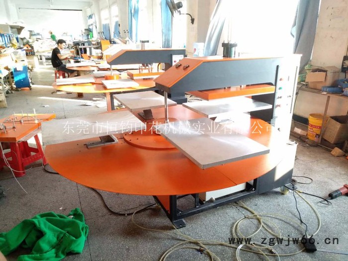 四工位烫画机 粘合机 多功能滚筒机 全自动液压四工位加高压烫机 服装印花 烫钻机图7