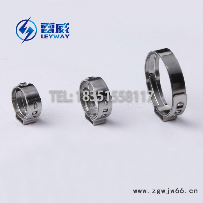 304不锈钢单耳无极球笼卡箍 防尘罩卡箍 可调卡扣 抛光耳型喉箍 汽车软管夹 汽车油管卡箍 橡胶管卡箍 PEX喉箍图2