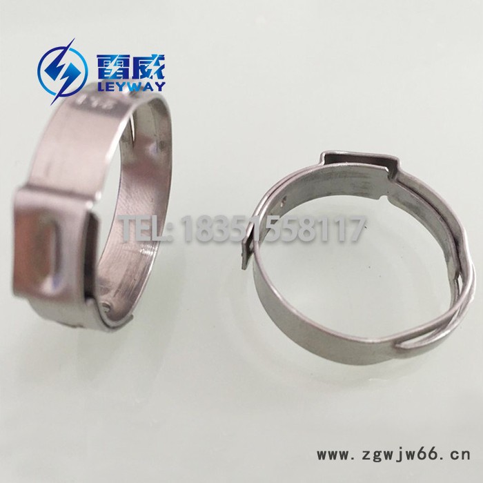 304不锈钢单耳无极球笼卡箍 防尘罩卡箍 可调卡扣 抛光耳型喉箍 汽车软管夹 汽车油管卡箍 橡胶管卡箍 PEX喉箍图3