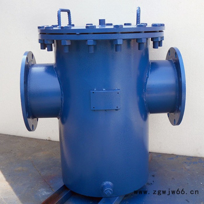 管道用304蓝式过滤器 盐城高低式篮式过滤器 直通提篮式毛发过滤器图4