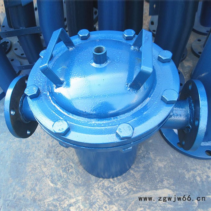 管道用304蓝式过滤器 盐城高低式篮式过滤器 直通提篮式毛发过滤器图1