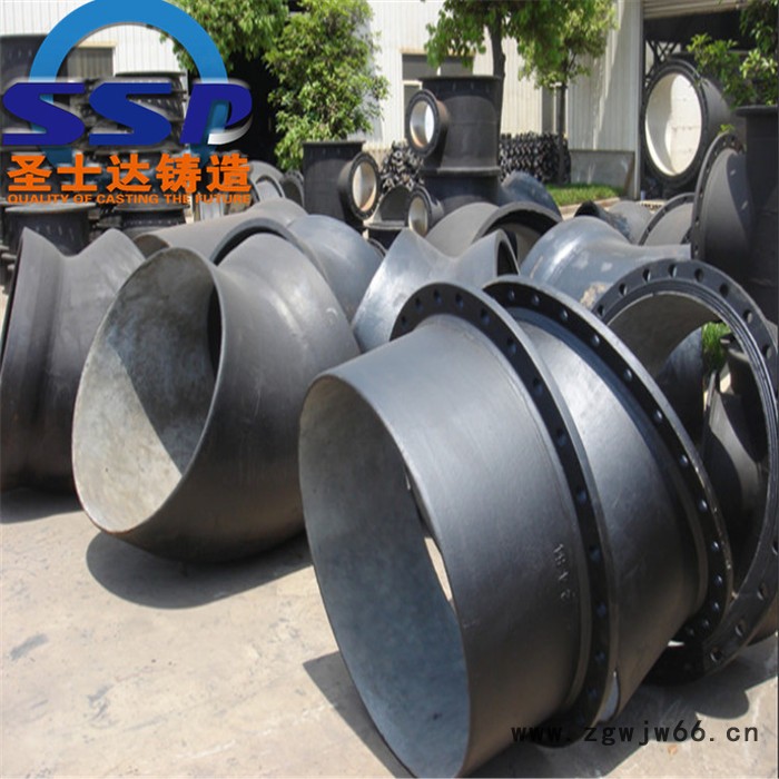 黑龙江双承直通 DN800供水铸铁管配件零售  圣士达铸造图3