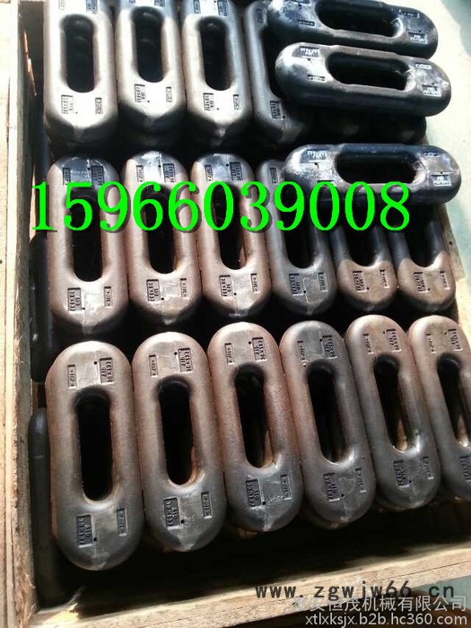 供应链接环 进口蒂勒帕森斯 刮板链条链接环 滚筒专用耐磨块  耐磨条耐磨钉 碳化铬碳化钨复合耐磨块 蒂勒链接环图3