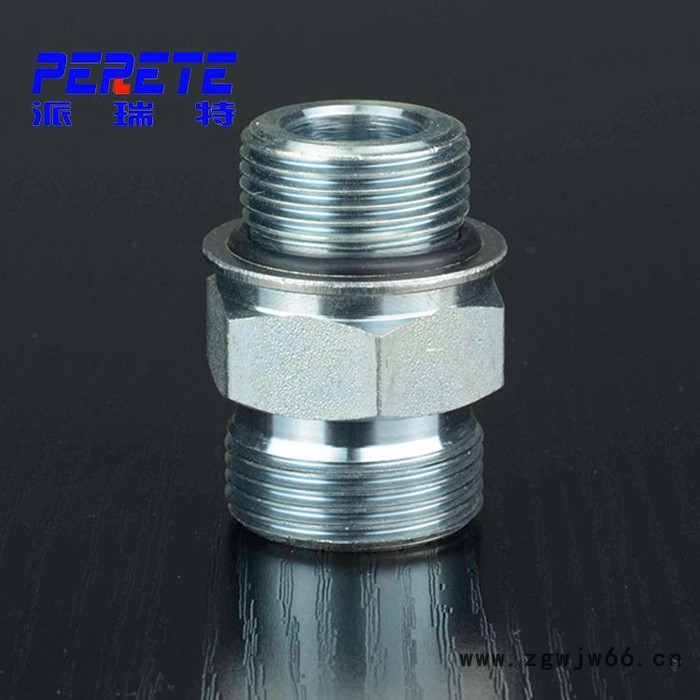 伊顿永华标准公制螺纹 卡套端直通接头 美制螺纹O型圈密封柱端图2