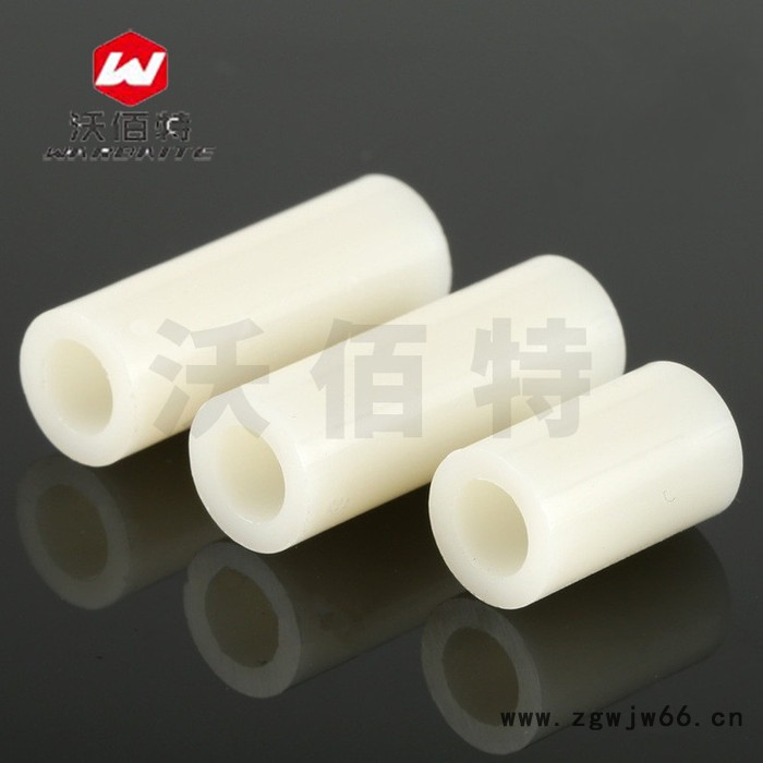 M6绝缘柱塑料垫柱直通柱尼龙套管ABS垫片 M8圆孔支柱圆体间隔柱图2