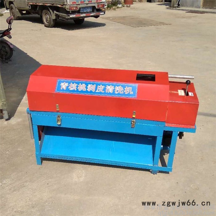 金佳 家用型鲜核桃扒皮机 滚筒式新一代青核桃扒皮机 环保核桃脱壳机