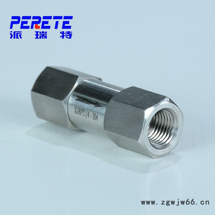 不锈钢高压内螺纹单向阀 直通式单向阀 高压防腐蚀单向阀图4