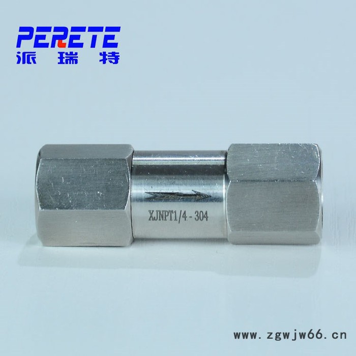 不锈钢高压内螺纹单向阀 直通式单向阀 高压防腐蚀单向阀图2