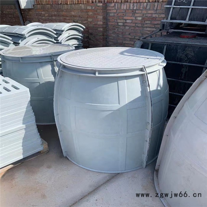 直通式玻璃钢检查井  市政排水检查井  管道检查井  圆形排水检查井  给水检查井