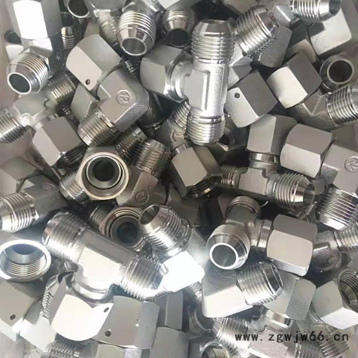 永华直通接头 不锈钢碳钢过渡接头 碳钢液压接头 液压过渡接头 扣压接头 对丝 直角弯头三通 90度直角接头图8