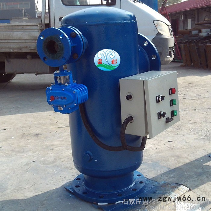 阜新SCF500卧式直通除污器 自动排污过滤器 煤矿反冲除污器图4