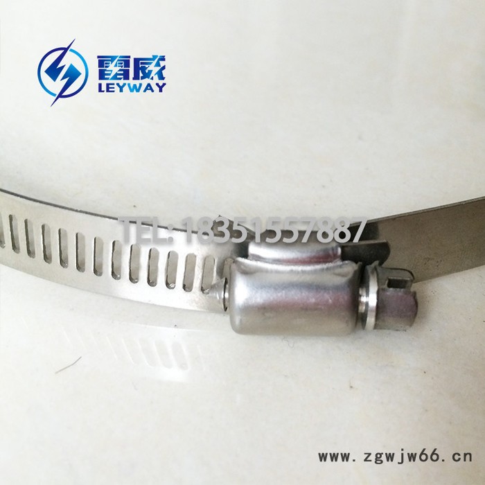 不锈钢美式半钢喉箍通风管箍电力通信抱箍水管卡扣快装全钢管夹旋转接头防水防锈201/304不锈钢12MM宽图8