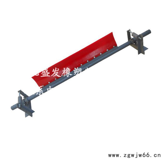 【盛发橡塑】厂家现货 皮带输送机胶带机 滚筒头部一道H型耐磨聚氨酯皮带清扫器图2