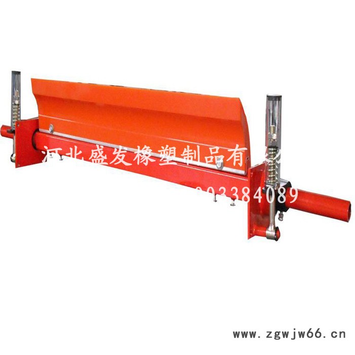 【盛发橡塑】厂家现货 皮带输送机胶带机 滚筒头部一道H型耐磨聚氨酯皮带清扫器图5