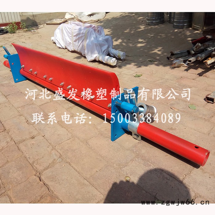 【盛发橡塑】厂家现货 皮带输送机胶带机 滚筒头部一道H型耐磨聚氨酯皮带清扫器图3