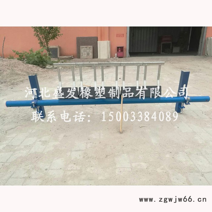 【盛发橡塑】厂家现货 皮带输送机胶带机 滚筒头部一道H型耐磨聚氨酯皮带清扫器图4