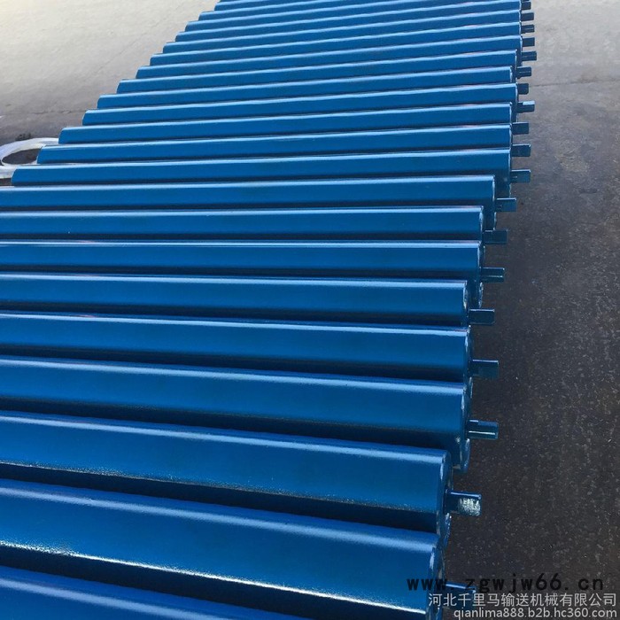 托辊 上调心托辊支架   滚筒 槽型 防尘  防水  专业托辊生产厂家   河北千里马输送机械有限公司图6