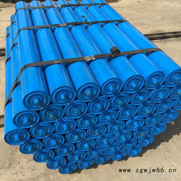 托辊 上调心托辊支架   滚筒 槽型 防尘  防水  专业托辊生产厂家   河北千里马输送机械有限公司图8