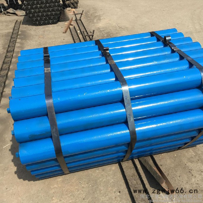 托辊 上调心托辊支架   滚筒 槽型 防尘  防水  专业托辊生产厂家   河北千里马输送机械有限公司图7