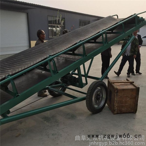 黑色橡胶皮带输送机 快递分拣用四滚筒运输机 汇众可调速皮带运输机 汇众散包两用皮带机图7