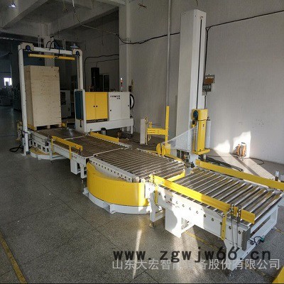 大宏(H)TP2000FZ滚筒式在线缠绕机单机 可配套包装流水线 厂家供货 整机一年质保图7