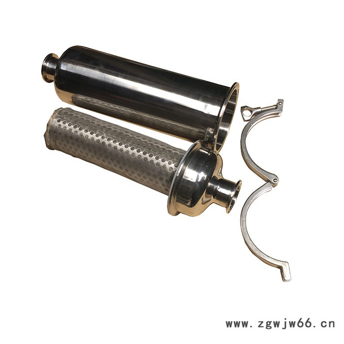 20英寸226插口直通式304不锈钢100目精度食品级过滤器图5