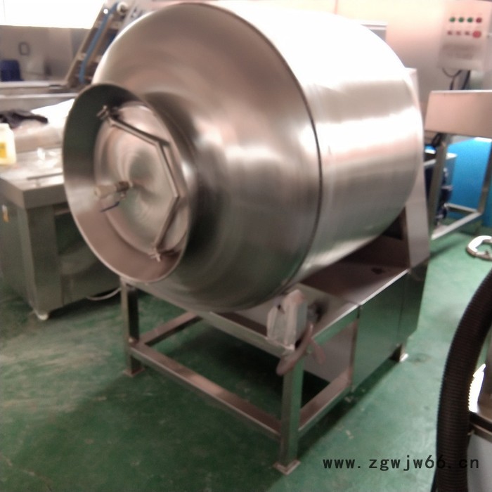 鼎鸿GR-1600L盐水鸭滚肉机 风干鸡入味滚筒机 羊肉滚肉机 肥牛肉卷滚揉机 肉串加工设备  鸡柳全套设备 鸡排滚肉机图5