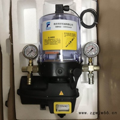 皮带机滚筒集中润滑系统电动油脂泵 外接电源单点加脂器 多点润滑系统  递进式润滑系统 内置控制器 低液位报警开关