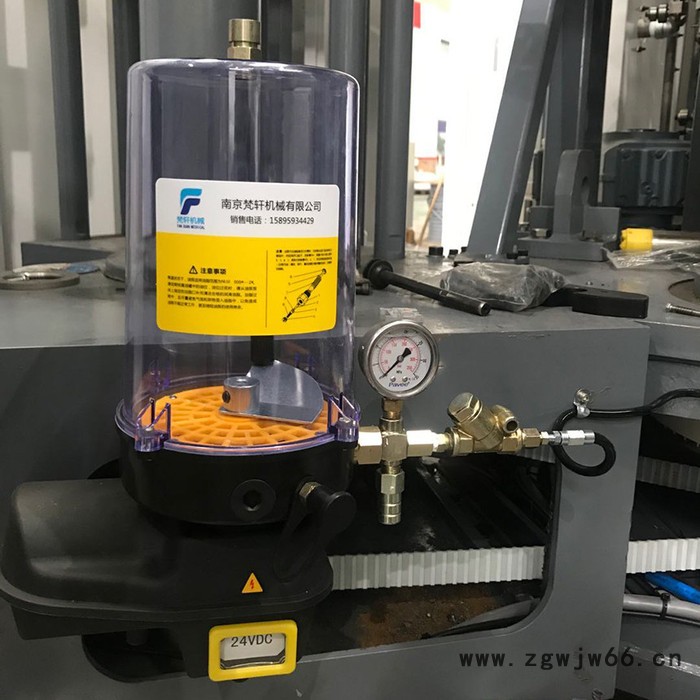 皮带机滚筒集中润滑系统电动油脂泵 外接电源单点加脂器 多点润滑系统  递进式润滑系统 内置控制器 低液位报警开关图6