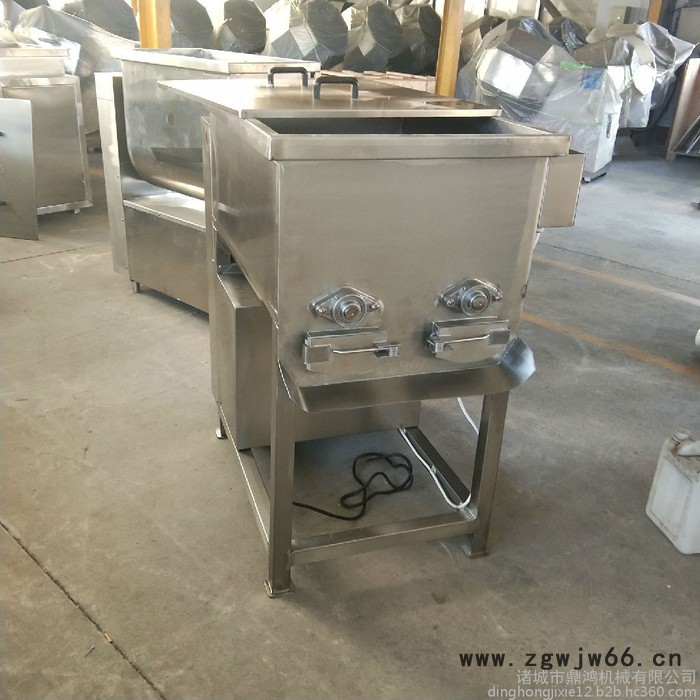 鼎鸿牌BX-100型拌馅机  倾斜出料拌馅机  金针菇拌料机 萝卜条拌料机  笋丝混合搅拌机  茶叶滚筒拌料机  混合效图3