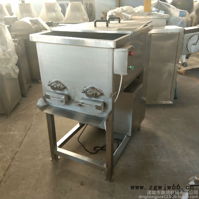 鼎鸿牌BX-100型拌馅机  倾斜出料拌馅机  金针菇拌料机 萝卜条拌料机  笋丝混合搅拌机  茶叶滚筒拌料机  混合效图5