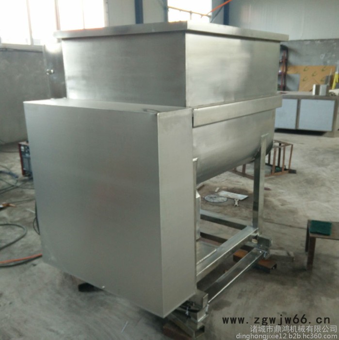 鼎鸿牌BX-100型拌馅机  倾斜出料拌馅机  金针菇拌料机 萝卜条拌料机  笋丝混合搅拌机  茶叶滚筒拌料机  混合效图4