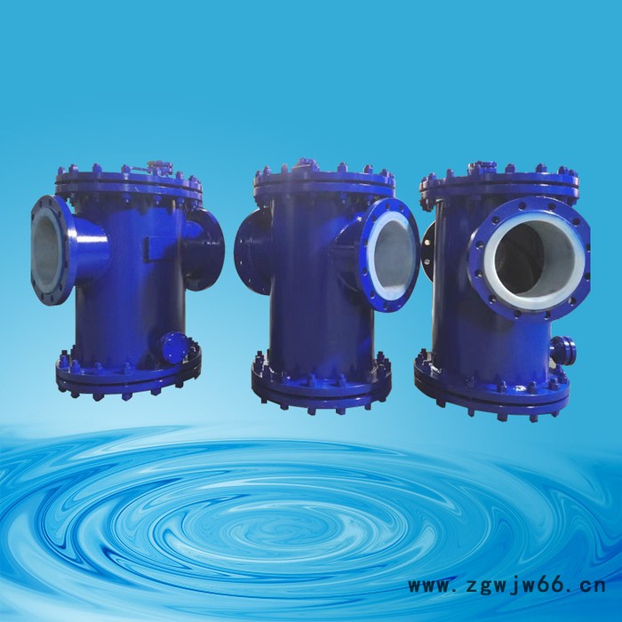 品悦PY-SBL-F46  衬氟蓝式过滤器  直通平底蓝式过滤器厂家图2