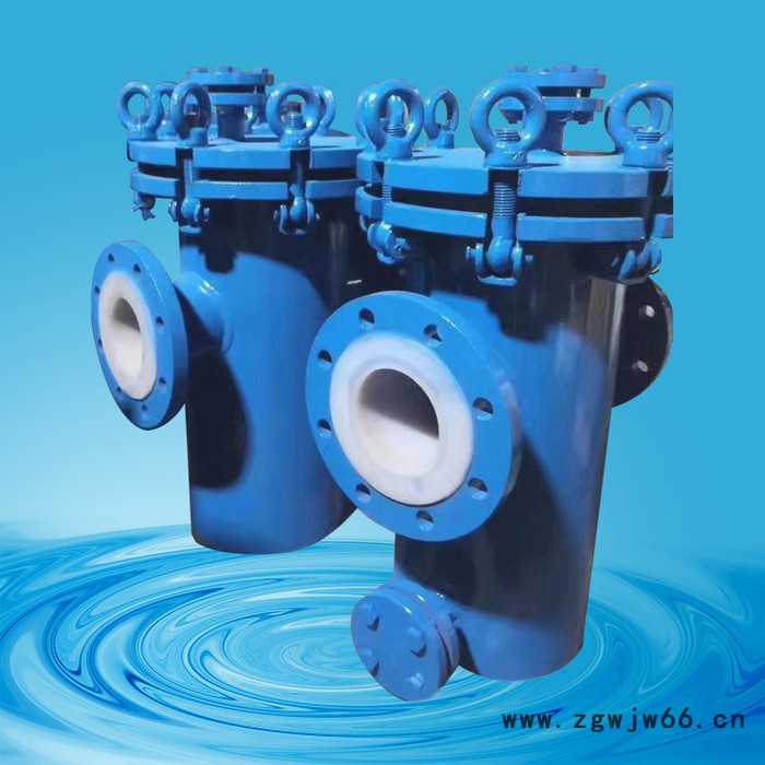 品悦PY-SBL-F46  衬氟蓝式过滤器  直通平底蓝式过滤器厂家图3