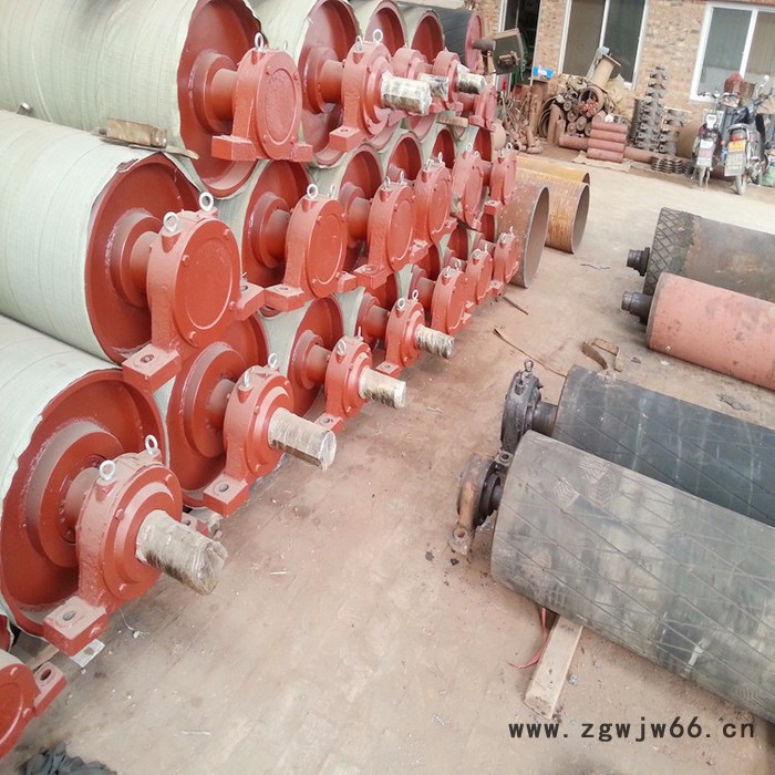 鹏程DTII型 TD75型滚筒传动滚筒 主动滚筒 包胶铸胶动力滚筒图3