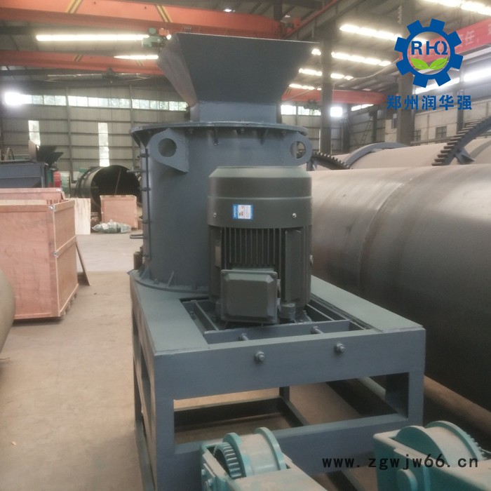 蚯蚓粪生产加工设备 蚯蚓粪生产线    直通式粉碎机  润华强供应图6